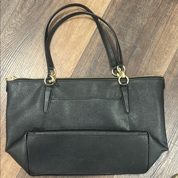 Coach Black Leather Bag - Picture 3 of 4